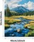 Yellowstone Paint by Numbers for Adults, Easy Paint by Numbers, National Park Paint by Number Kits, Nature Landscape Canvas Gift Home - Spring Mountain Lake Wall Decor(16x20inch)